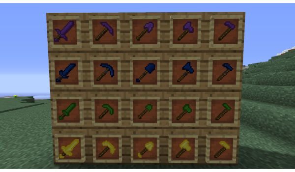 More-Minerals-mod-for-minecraft-1-12-2-swords-and-tools
