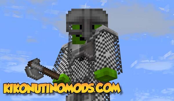 Weapons and armor from the texture pack epic adventures