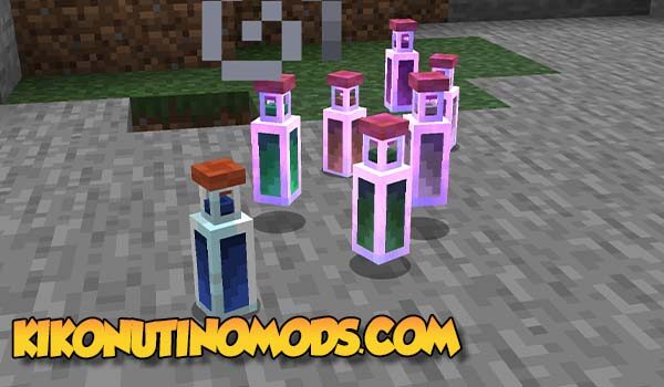 small 3D bottles of the texture pack