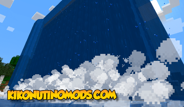 waterfalls with effects in minecraft 1.18.1