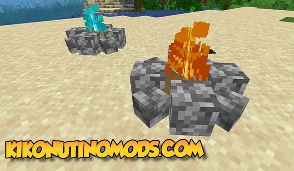 the new bonfires of the texture pack 1.18.1