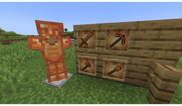 Copper-Equipment-mod-for-minecraft-1-18-1-weapon-and-copper-armor
