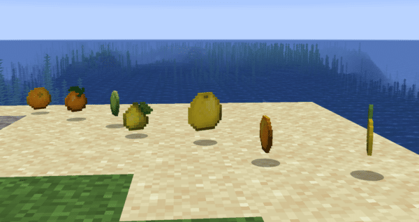 Fruit trees mod Minecraft