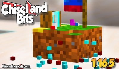 Chisels and Bits mod para Minecraft 1.18.1, 1.17.1, 1.16.5 y 1.12.2