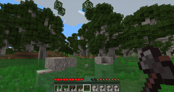 Trees do not flat para Minecraft