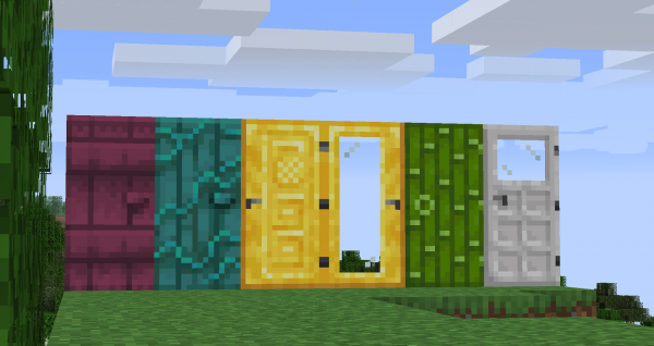 Extra doors mod para Minecraft
