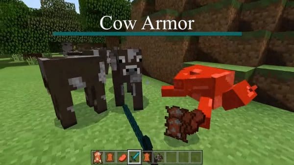 Cow Armor mod para Minecraft
