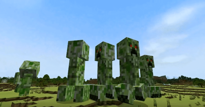 Mega Creeper mod para Minecraft