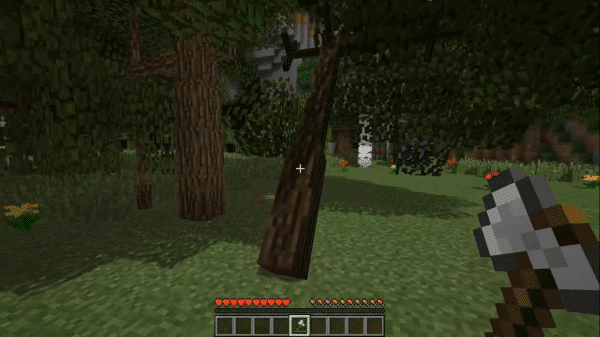 Tree Feller mod para Minecraft