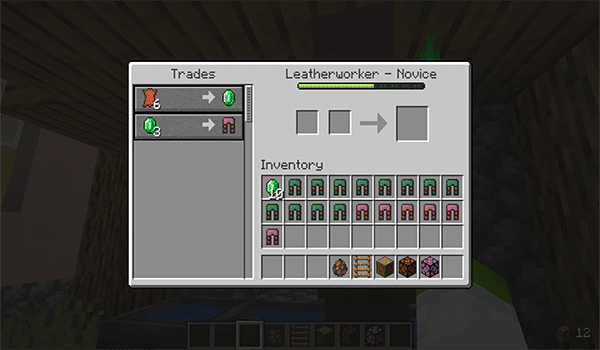 Easier Villager Trading mod Trades de una