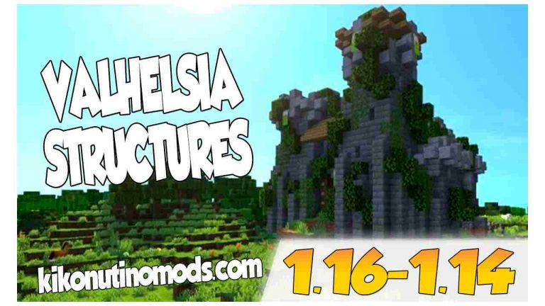 Valhelsia Structures MOD 】para Minecraft 1.16.5, 1.15.2 y 1.14.4
