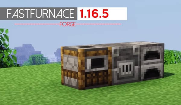 FastFurnace mod para Minecraft 1.16.5 1.16.4
