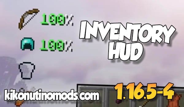 Inventory Hud Mod para Minecraft 1.16.5 1.16.4