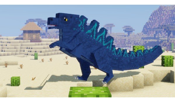 Godzilla Minecraft Enfadado