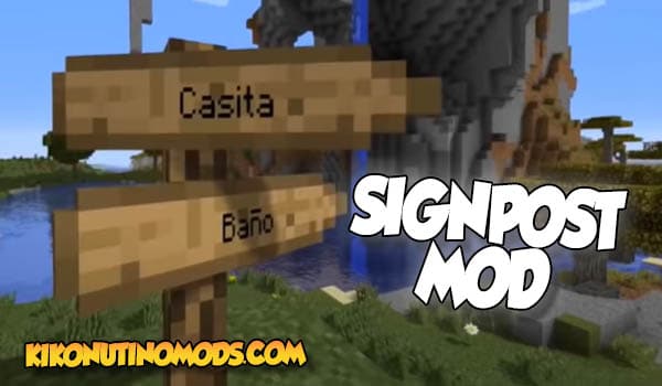 Signpost Mod Minecraft