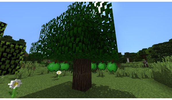 Apple-Trees-mod-minecraft-1-16-5-1-15-2-1-14-4-y-1-12-2-arbol-de-manzanas-de-esmeralda