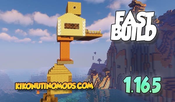 Fast Build Mod Minecraft 1.16.5