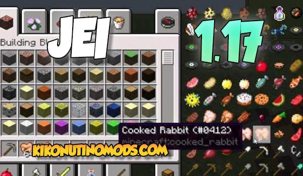 Descargar el Mod Just Enough Items 1.17 para Minecraft