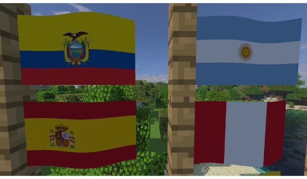 World-Flags-mod-para-minecraft-1-12-2-bandera-peru-españa-venezuela-y-argentina