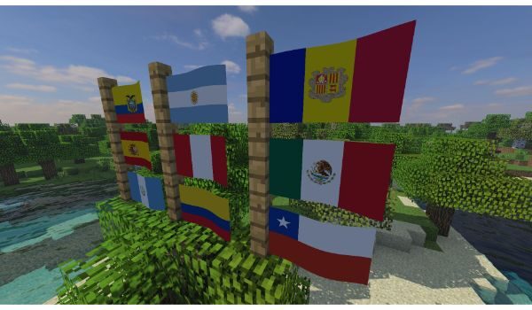 World-Flags-mod-para-minecraft-1-12-2-diversas-banderas