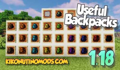 Useful Backpacks Mod Para Minecraft 1.18.1 y 1.18