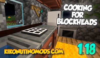 Cooking for blockheads mod para minecraft 1.18