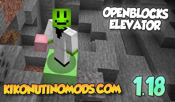 OpenBlocks elevator mod para minecraft 1.18