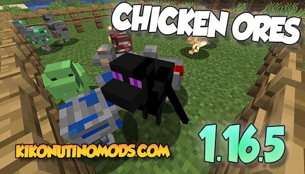 Chicken-Ores-mod-minecraft-1-16-5-descargar-gratis-en-español