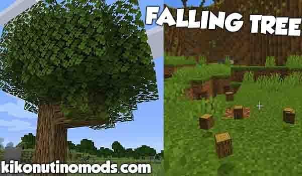 FallingTree Mod para Minecraft 1.19.1 y 1.19