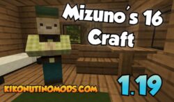Mizuno's 16 Craft texture pack minecraft 1.19