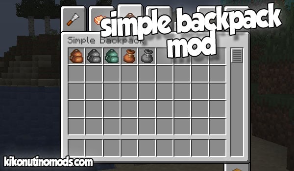 Simple Backpack Mod For Minecraft 1 19