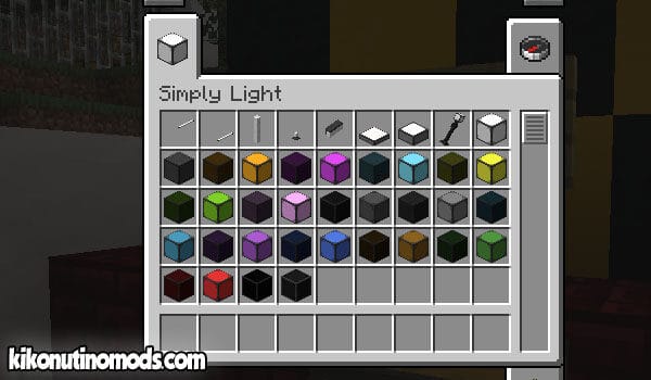 mod de lumière simple