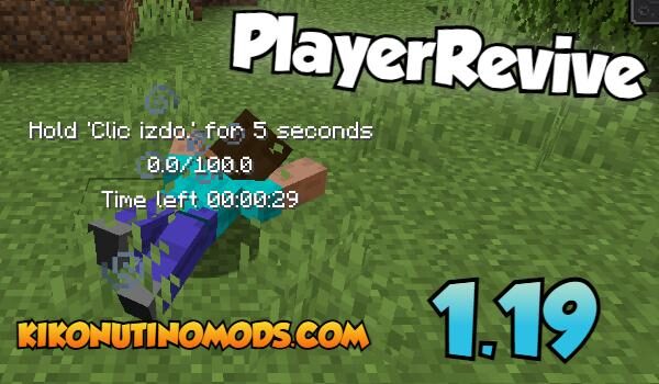 PlayerRevive Mod for Minecraft 1.19.4, 1.19.3 and 1.19.2 (Forge