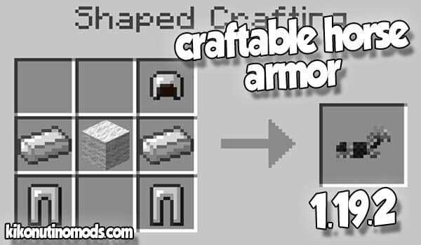 craftable horse armour mod3