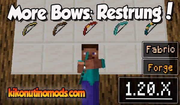 More Bows Restrung! Mod para Minecraft 1.20.2