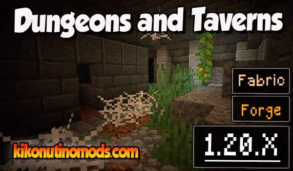 Dungeons and Taverns Mod para Minecraft 1.20.2