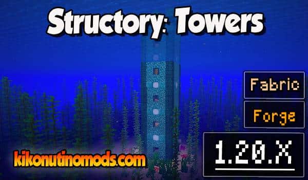 Structory Towers Mod para Minecraft 1.20.2