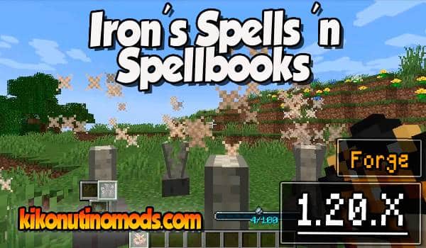 Iron's Spells 'n Spellbooks Mod para Minecraft 1.20
