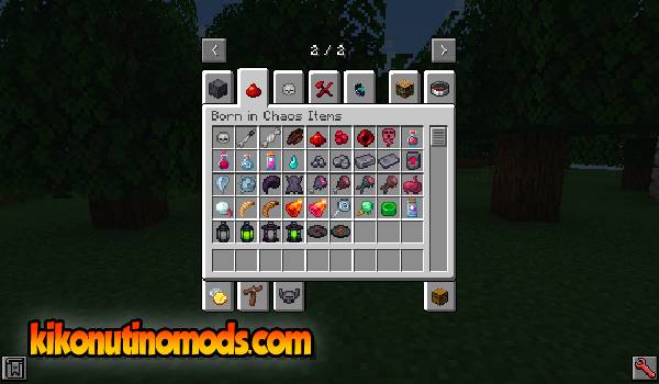 Born in Chaos Mod para Minecraft 1.20