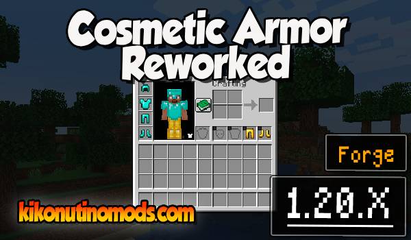 Cosmetic Armor Reworked Mod para Minecraft 1.20
