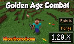 Golden Age Combat Mod para Minecraft 1.20