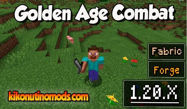 Golden Age Combat Mod para Minecraft 1.20