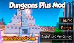 Dungeons Plus mod para Minecraft todas las Versiones Descargar