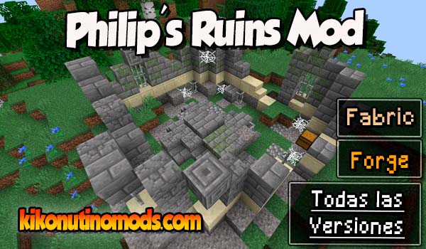 Philip's Ruins mod Minecraft para todas las versiones Descargar