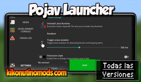 Pojav Launcher Minecraft para todas las versiones Descargar