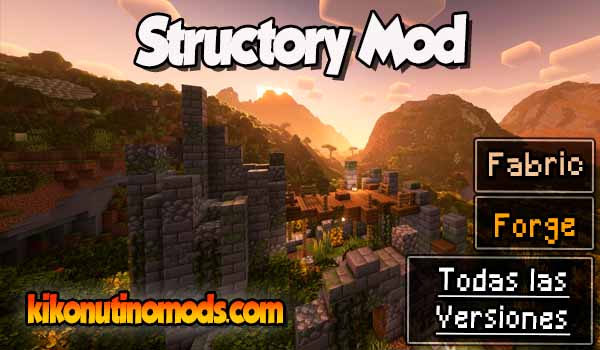 Structory mod Minecraft para todas las versiones Descargar