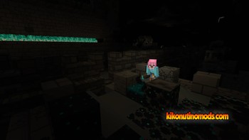 Captura de pantalla de LambDynamicLights - Dynamic Lights mod para Minecraft