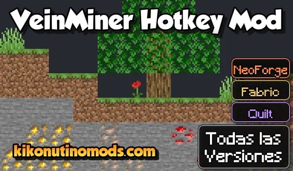 VeinMiner Hotkey Mod