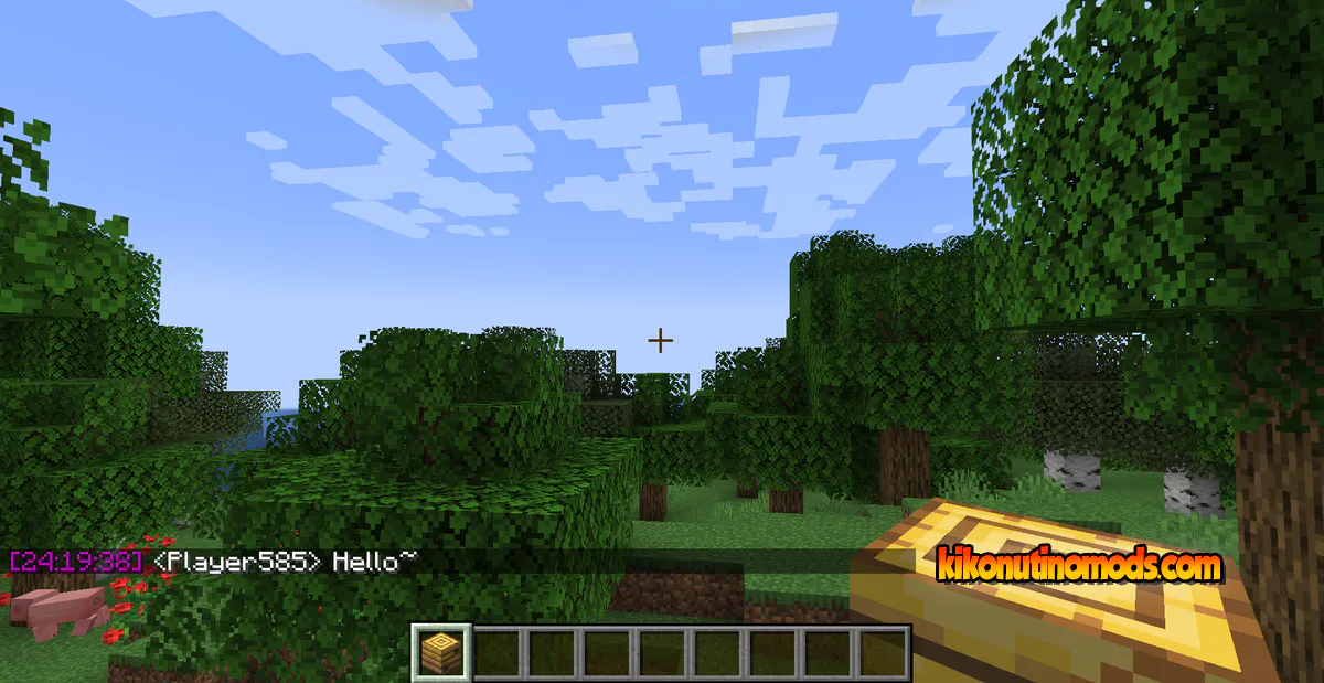 Captura de pantalla de Better Client para Minecraft: Better Chat