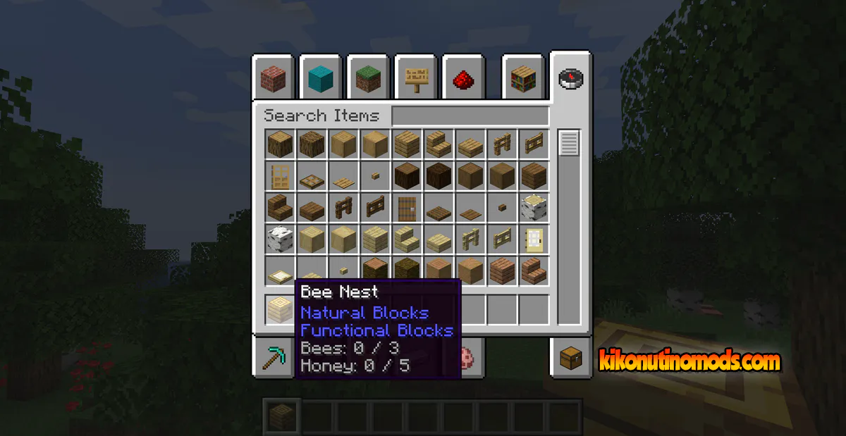 Captura de pantalla de Better Client para Minecraft: Bee Info
